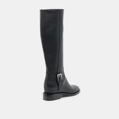 KILIAN H2O WIDE CALF BOOTS BLACK LEATHER