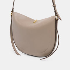 BURANO CROSSBODY GREY LEATHER