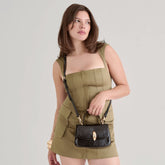 LUCIA CROSSBODY BLACK CRACKLED STELLA