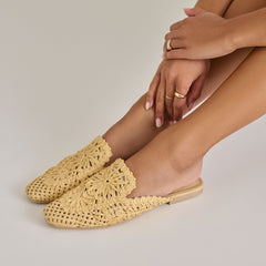 DIYA FLATS LT NATURAL MACRAME