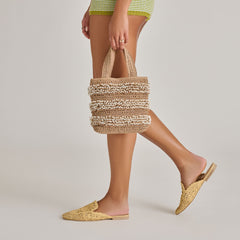 DIYA FLATS LT NATURAL MACRAME