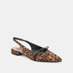 PAYGE FLATS LEOPARD SUEDE