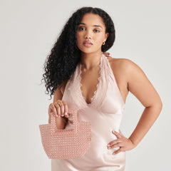 MAREL HANDBAG CHAMPAGNE BEADED