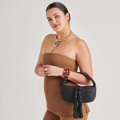 ZENIA HANDBAG BLACK LEATHER