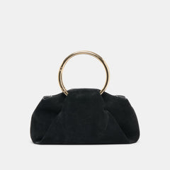 CHANNING HANDBAG BLACK SUEDE
