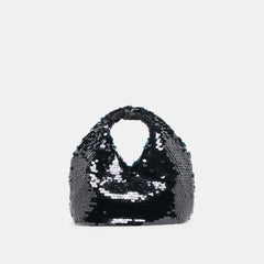 DAHLIA SEQUIN HANDBAG BLACK SEQUIN