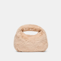 FRANKIE HANDBAG NATURAL PLUSH