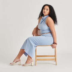 MARGOE HEELS CREME WOVEN STELLA