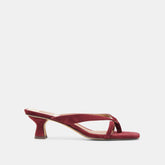 BREVEL HEELS OXBLOOD SUEDE