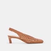 FAWNE HEELS SADDLE WOVEN STELLA