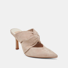 KELSY HEELS TAUPE SUEDE