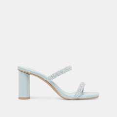 NOLAH PEARL HEELS ICE BLUE STELLA