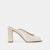 SABELA HEELS OFF WHITE SATIN