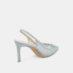 YELA HEELS LIGHT BLUE TULLE