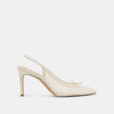 YELA HEELS WHITE TULLE