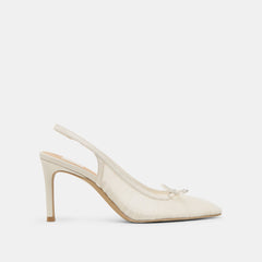 YELA HEELS WHITE TULLE