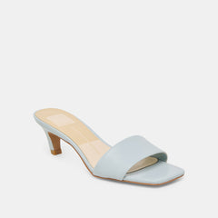 REXA HEELS ICE BLUE LEATHER