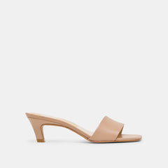 REXA HEELS LIGHT TAN LEATHER