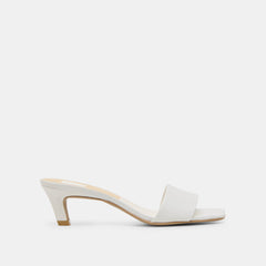 REXA HEELS TRUE WHITE LEATHER