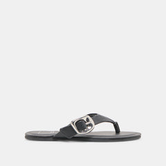 ROSSA SANDALS BLACK LEATHER