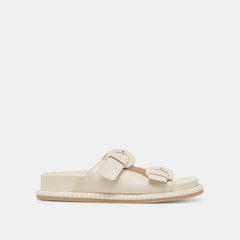 SHAUNY SANDALS BONE LEATHER
