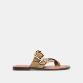 SHORE SANDALS TAUPE SUEDE