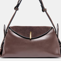 DEVYN SHOULDER BAG ESPRESSO LEATHER