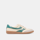 MERIT SNEAKERS WHITE GREEN LEATHER