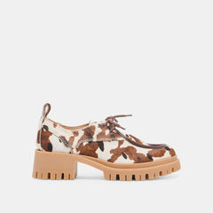 MILZA LOAFERS COCOA CALF HAIR