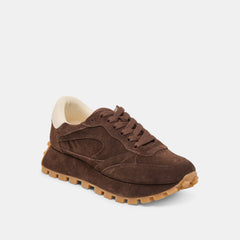 TRICIA SNEAKERS DK BROWN SUEDE