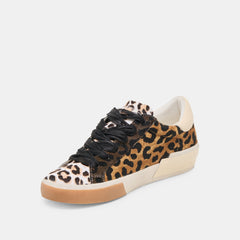 ZINA SNEAKERS TAN MULTI CALF HAIR