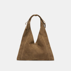 MARIE TOTE OLIVE SUEDE