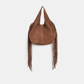 NAKOMA SHOULDER BAG CHOCOLATE SUEDE
