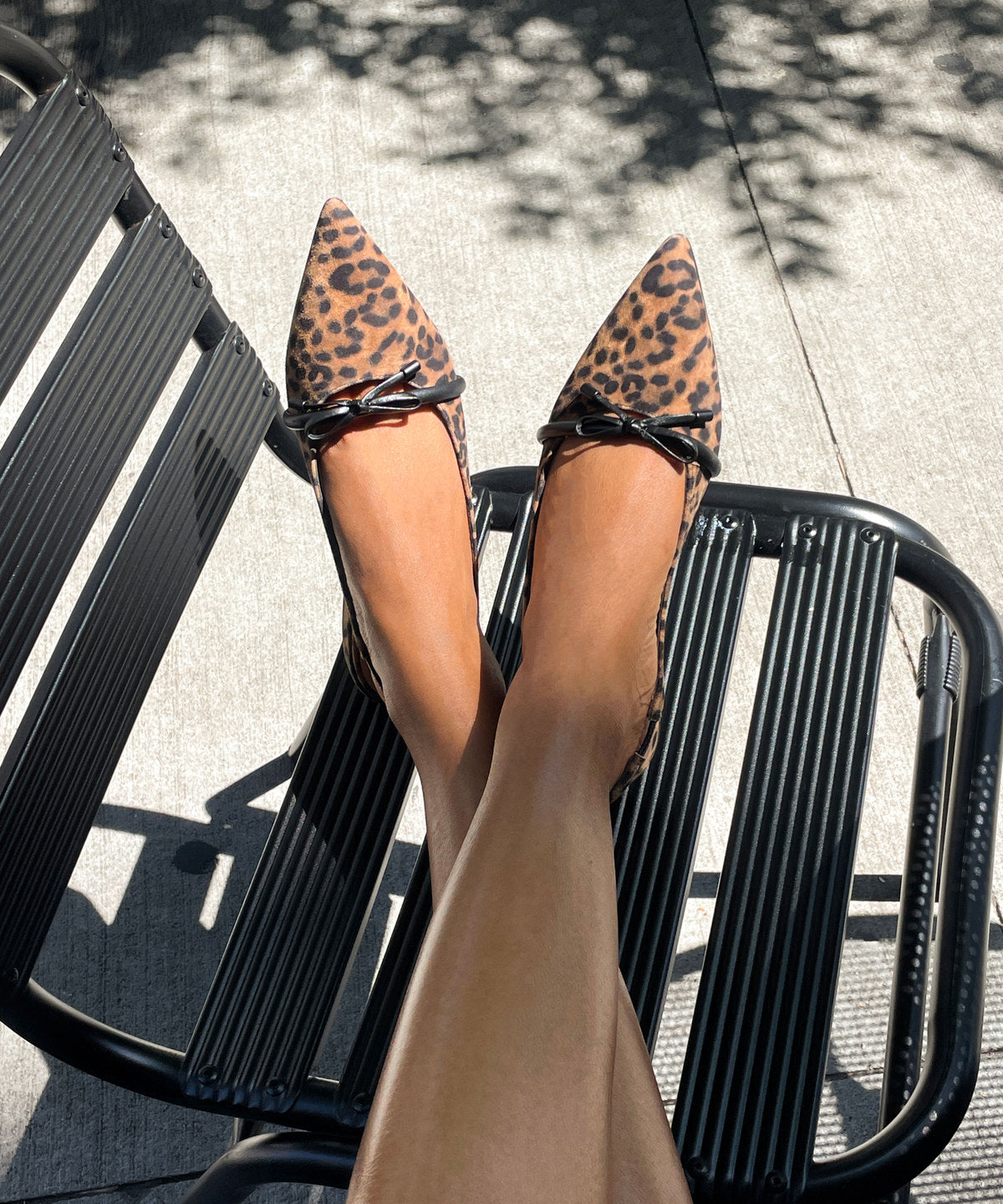 PAYGE FLATS LEOPARD SUEDE