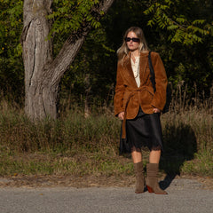 JULITH BOOTS OLIVE SUEDE