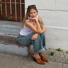 KANYON HEELS BROWN SUEDE