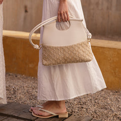 BARTY SANDALS WHITE LEATHER