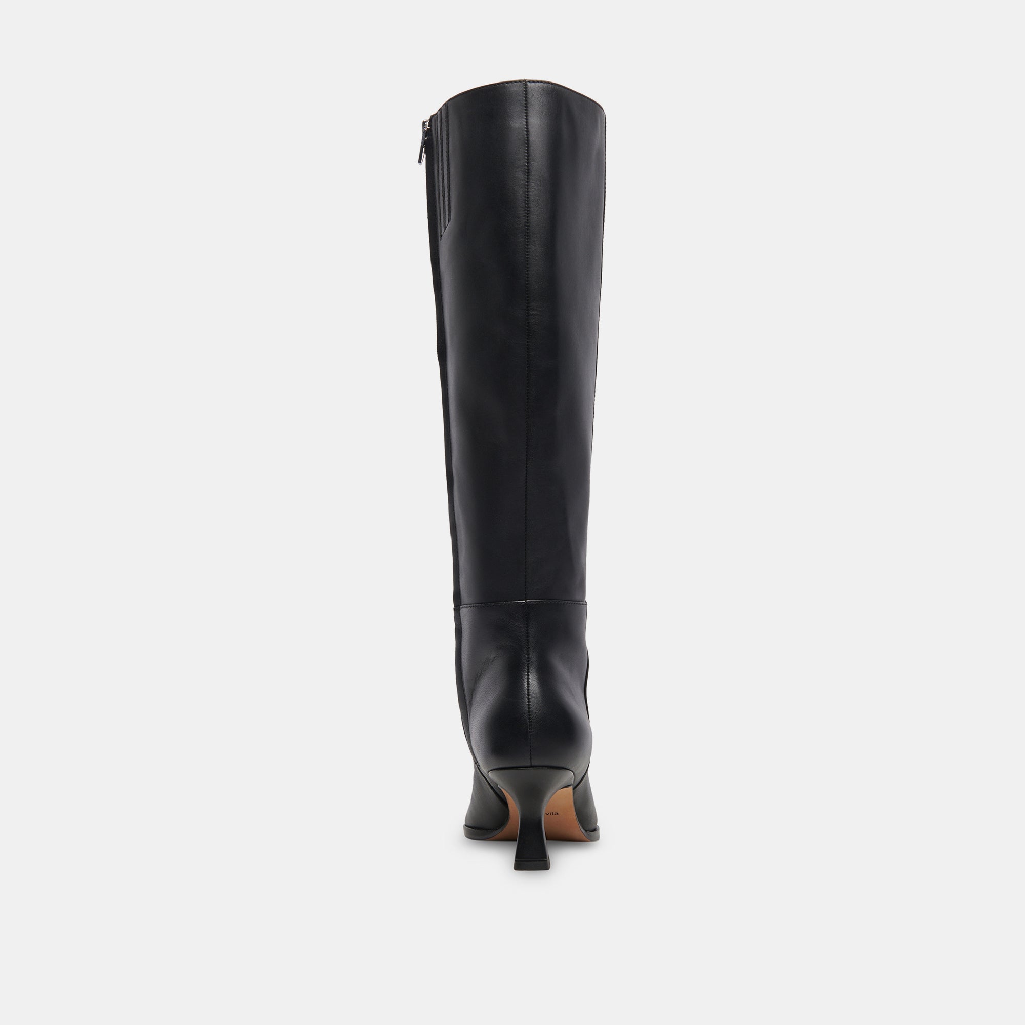 AUGGIE NARROW CALF BOOTS BLACK LEATHER