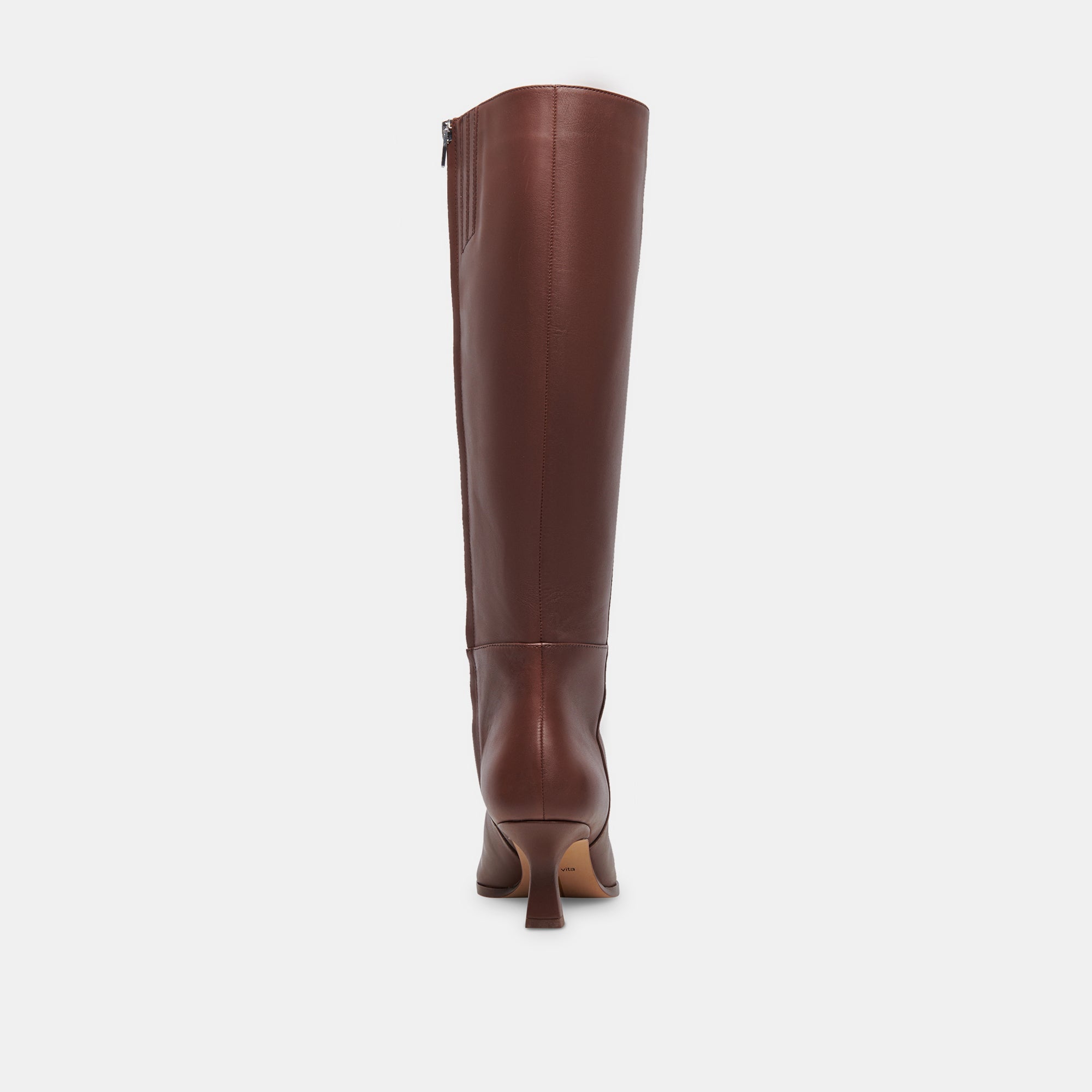 AUGGIE NARROW CALF BOOTS CHOCOLATE LEATHER