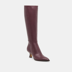AUGGIE BOOTS WINE LEATHER