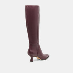 AUGGIE BOOTS WINE LEATHER