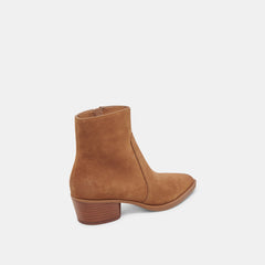 FAHARI H2O WIDE BOOTIES BROWN SUEDE
