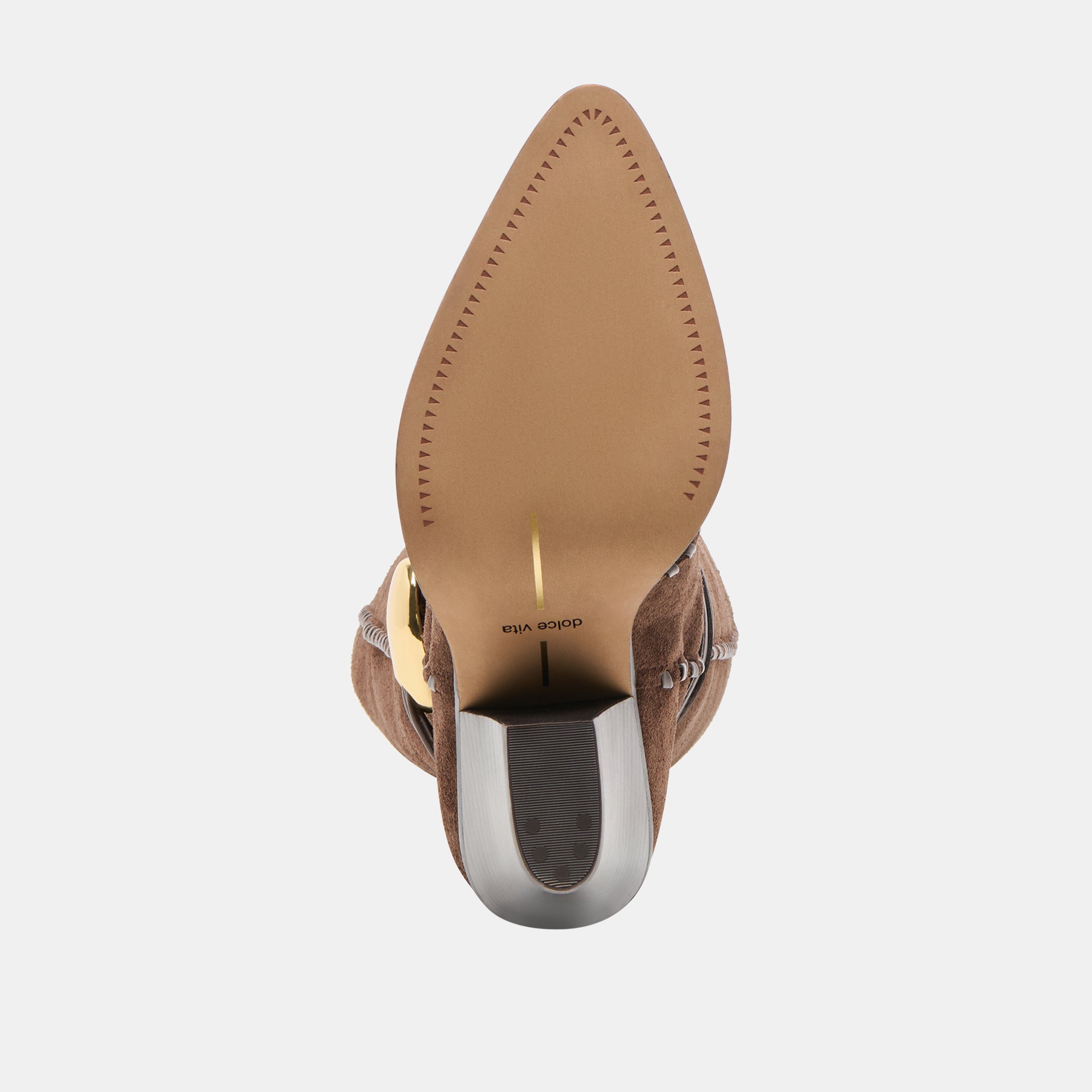 JODY WIDE CALF BOOTS DK BROWN SUEDE