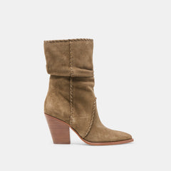 JULITH BOOTS OLIVE SUEDE