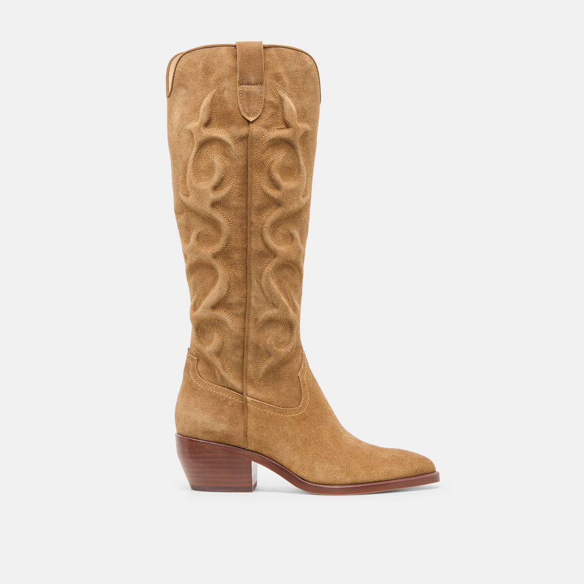MIRLA BOOTS LT BROWN SUEDE