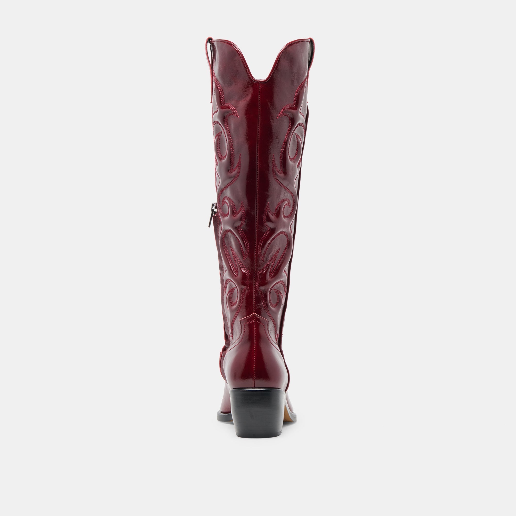 MIRLA EXTRA WIDE CALF BOOTS OXBLOOD LEATHER