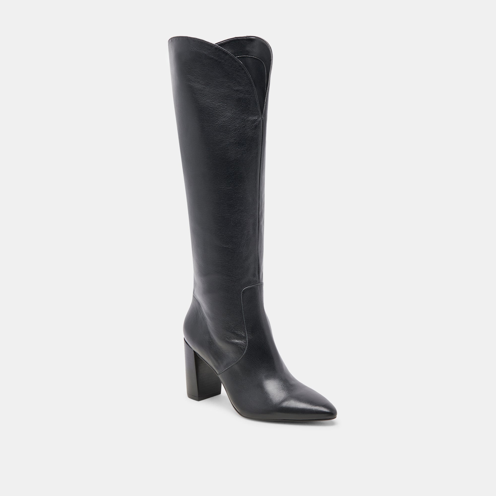 NEDI BOOTS BLACK LEATHER