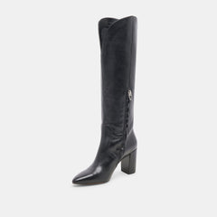 NEDI BOOTS BLACK LEATHER