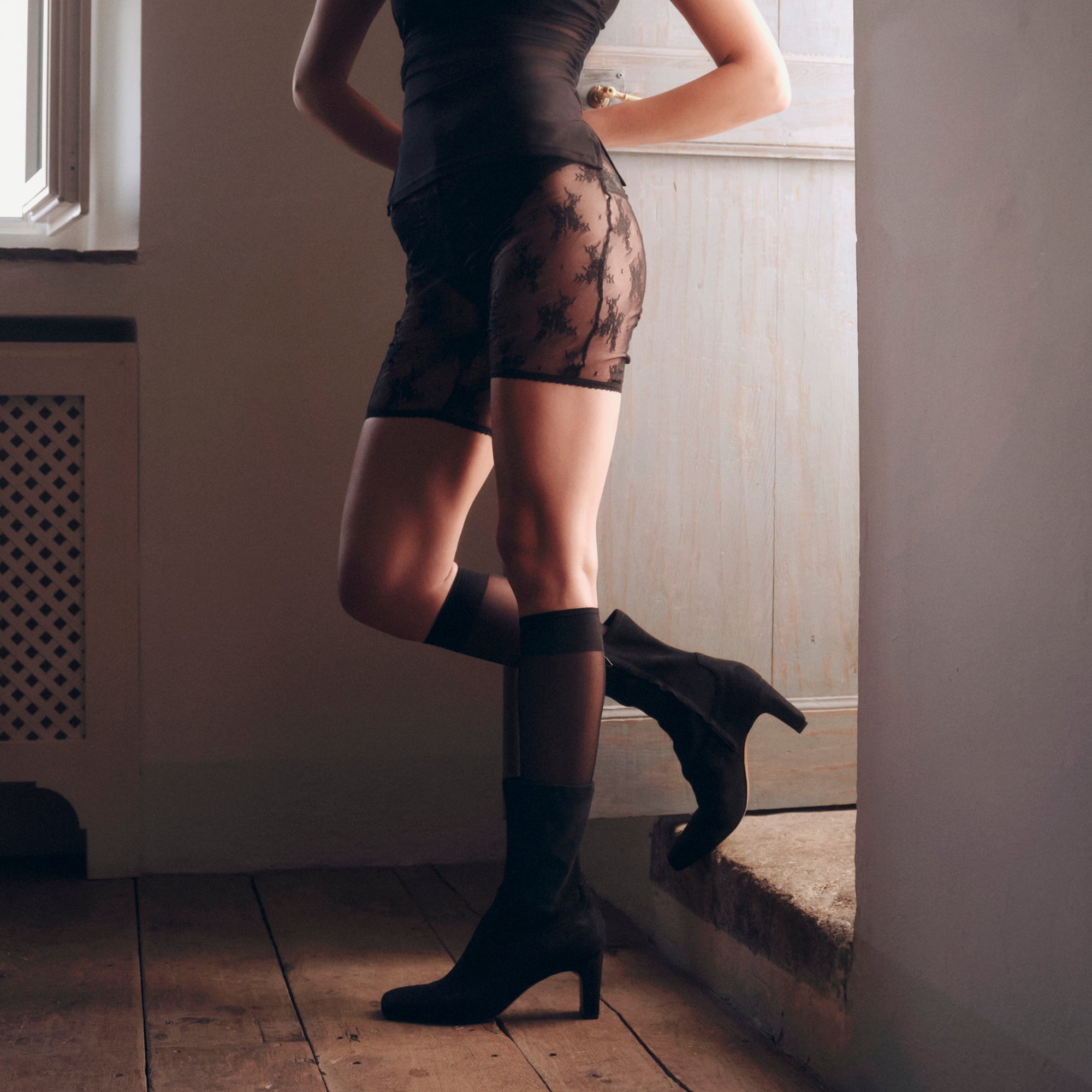 ROAN BOOTS ONYX STELLA SUEDE