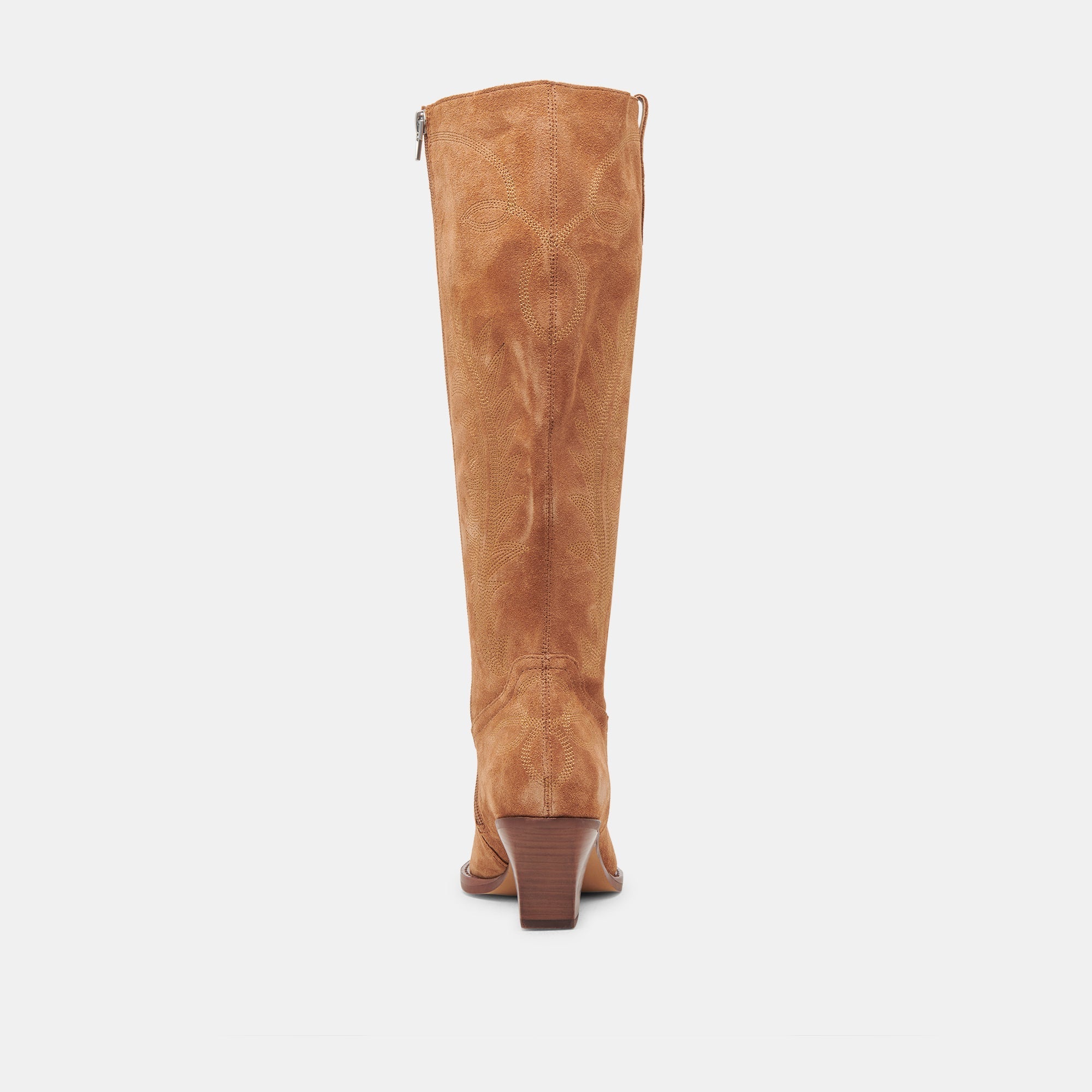 RYATT WIDE CALF BOOTS PECAN SUEDE
